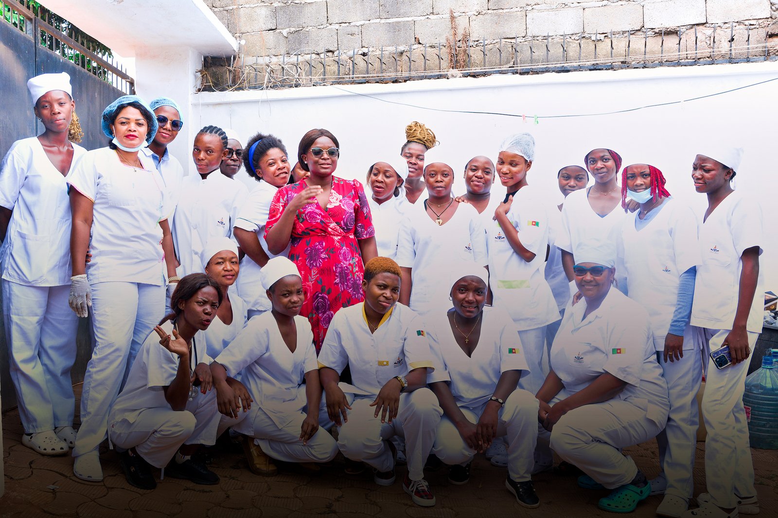 Apprenants de santé en tenue de pratique